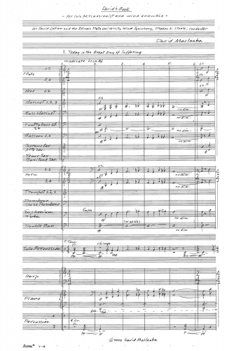 David's Book: Concerto for Solo Percussionist and Wind Ensemble
