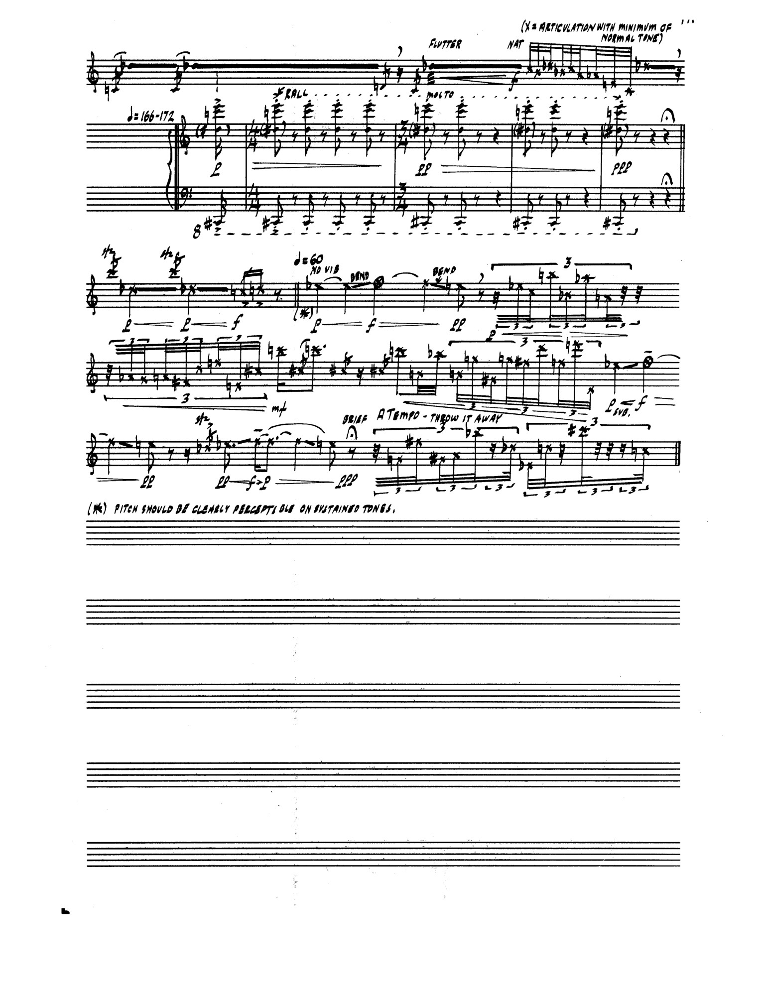 One Piece Opening 5 (Edited) Sheet music for Flute (Solo)